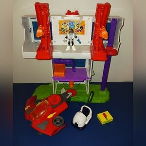 2016 Mattel Imaginext TEEN TITANS GO TOWER Clubhouse Playset + Vehicles Toys Lot